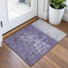 Piper Looms Chantille Abstract ACN2119 Purple Machine Washable Area Rug Scatter Lifestyle Image Feature