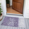 Piper Looms Chantille Abstract ACN2119 Purple Machine Washable Area Rug Scatter Outdoor Lifestyle Image Feature