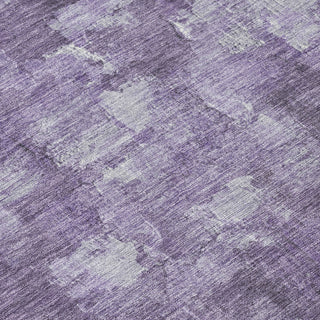 Piper Looms Chantille Abstract ACN2119 Purple Machine Washable Area Rug Swatch Image