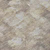 Piper Looms Chantille Abstract ACN2119 Taupe Machine Washable Area Rug Swatch Image