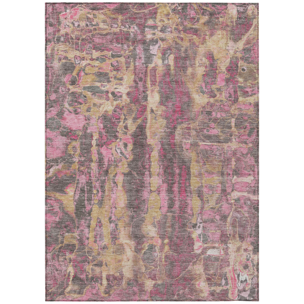 Piper Looms Chantille Abstract ACN2120 Blush Machine Washable Area Rug main image