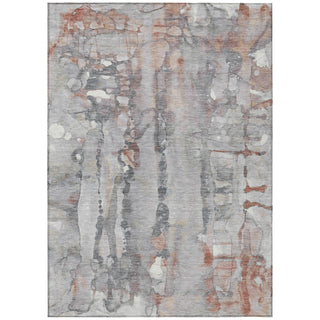 Piper Looms Chantille Abstract ACN2120 Copper Machine Washable Area Rug main image