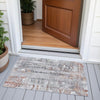 Piper Looms Chantille Abstract ACN2120 Copper Machine Washable Area Rug Scatter Outdoor Lifestyle Image Feature