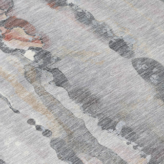 Piper Looms Chantille Abstract ACN2120 Copper Machine Washable Area Rug Swatch Image