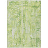 Piper Looms Chantille Abstract ACN2120 Lime Machine Washable Area Rug main image
