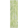 Piper Looms Chantille Abstract ACN2120 Lime Machine Washable Area Rug Runner Main Image