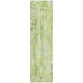 Piper Looms Chantille Abstract ACN2120 Lime Machine Washable Area Rug Runner Main Image