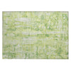 Piper Looms Chantille Abstract ACN2120 Lime Machine Washable Area Rug Scatter Main Image