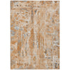 Piper Looms Chantille Abstract ACN2120 Orange Machine Washable Area Rug main image