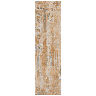 Piper Looms Chantille Abstract ACN2120 Orange Machine Washable Area Rug Runner Main Image