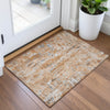 Piper Looms Chantille Abstract ACN2120 Orange Machine Washable Area Rug Scatter Lifestyle Image Feature