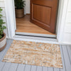 Piper Looms Chantille Abstract ACN2120 Orange Machine Washable Area Rug Scatter Outdoor Lifestyle Image Feature