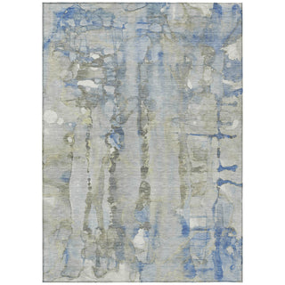 Piper Looms Chantille Abstract ACN2120 Sky Machine Washable Area Rug main image