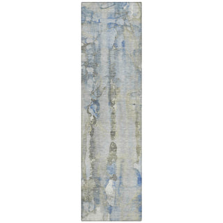 Piper Looms Chantille Abstract ACN2120 Sky Machine Washable Area Rug Runner Main Image