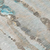Piper Looms Chantille Abstract ACN2120 Teal Machine Washable Area Rug Swatch Image