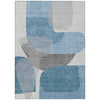 Piper Looms Chantille Blocks ACN2121 Denim Machine Washable Area Rug main image