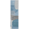 Piper Looms Chantille Blocks ACN2121 Denim Machine Washable Area Rug Runner Main Image