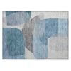 Piper Looms Chantille Blocks ACN2121 Denim Machine Washable Area Rug Scatter Main Image