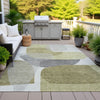 Piper Looms Chantille Blocks ACN2121 Fern Machine Washable Area Rug Outdoor Lifestyle Image Feature