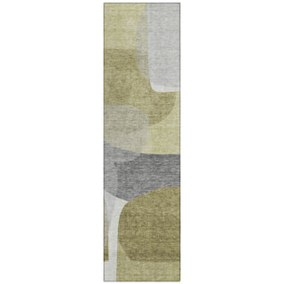 Piper Looms Chantille Blocks ACN2121 Fern Machine Washable Area Rug Runner Main Image