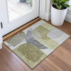 Piper Looms Chantille Blocks ACN2121 Fern Machine Washable Area Rug Scatter Lifestyle Image Feature