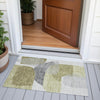 Piper Looms Chantille Blocks ACN2121 Fern Machine Washable Area Rug Scatter Outdoor Lifestyle Image Feature