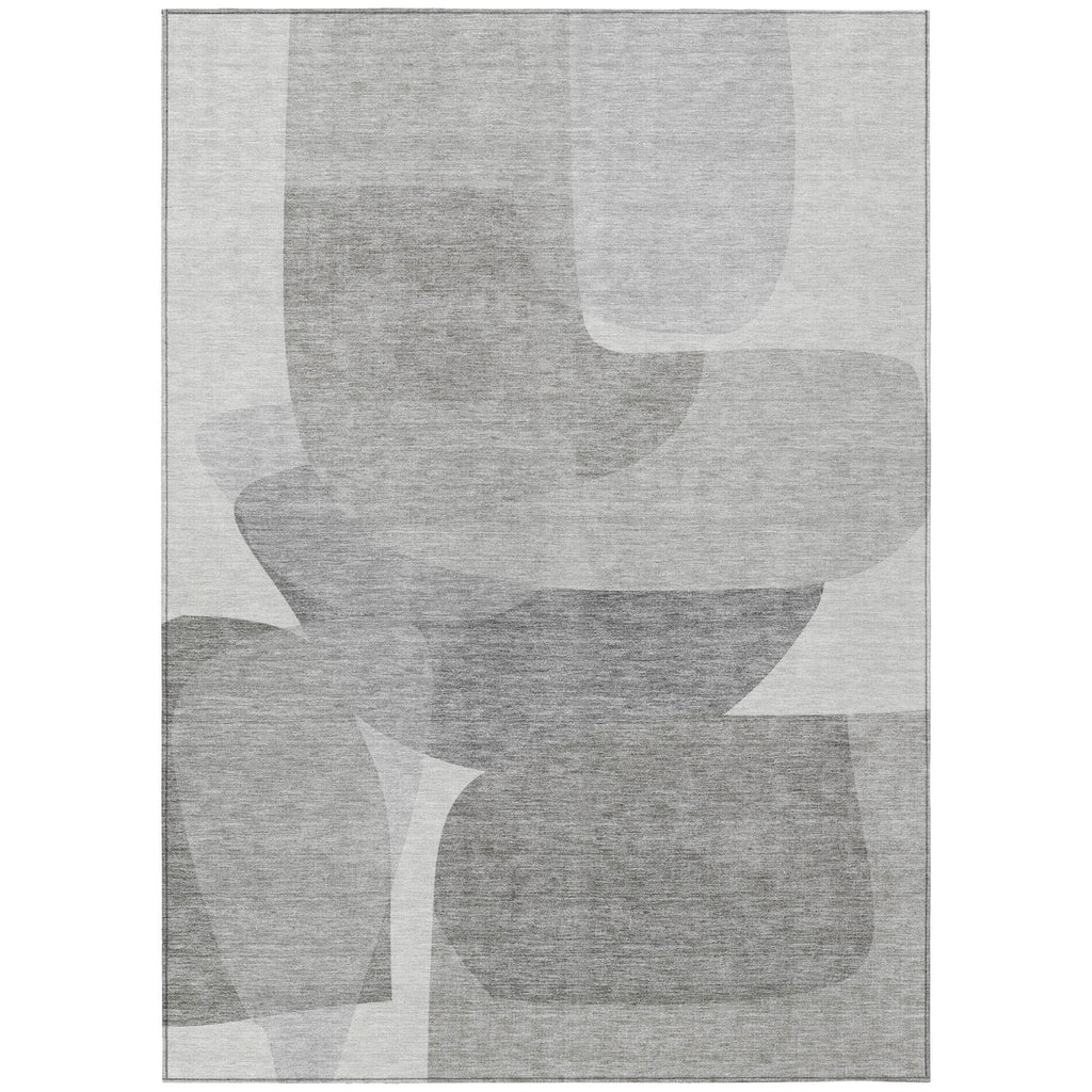 Piper Looms Chantille Blocks ACN2121 Linen Machine Washable Area Rug main image