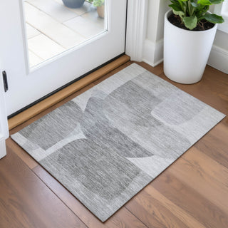 Piper Looms Chantille Blocks ACN2121 Linen Machine Washable Area Rug Scatter Lifestyle Image Feature