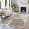 Piper Looms Chantille Blocks ACN2121 Mocha Machine Washable Area Rug Lifestyle Image Feature