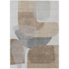 Piper Looms Chantille Blocks ACN2121 Mocha Machine Washable Area Rug main image