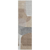 Piper Looms Chantille Blocks ACN2121 Mocha Machine Washable Area Rug Runner Main Image