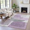 Piper Looms Chantille Blocks ACN2121 Purple Machine Washable Area Rug Lifestyle Image Feature