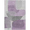 Piper Looms Chantille Blocks ACN2121 Purple Machine Washable Area Rug main image