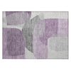 Piper Looms Chantille Blocks ACN2121 Purple Machine Washable Area Rug Scatter Main Image