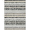 Piper Looms Chantille Stripes ACN2122 Black Machine Washable Area Rug main image