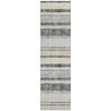 Piper Looms Chantille Stripes ACN2122 Black Machine Washable Area Rug Runner Main Image