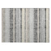 Piper Looms Chantille Stripes ACN2122 Black Machine Washable Area Rug Scatter Main Image