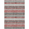 Piper Looms Chantille Stripes ACN2122 Burgundy Machine Washable Area Rug main image
