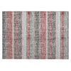 Piper Looms Chantille Stripes ACN2122 Burgundy Machine Washable Area Rug Scatter Main Image