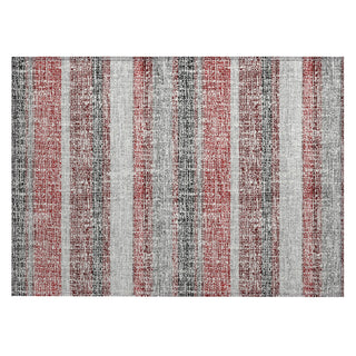 Piper Looms Chantille Stripes ACN2122 Burgundy Machine Washable Area Rug Scatter Main Image