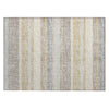 Piper Looms Chantille Stripes ACN2122 Gold Machine Washable Area Rug Scatter Main Image