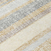 Piper Looms Chantille Stripes ACN2122 Gold Machine Washable Area Rug Swatch Image