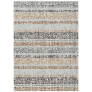 Piper Looms Chantille Stripes ACN2122 Gray Machine Washable Area Rug main image
