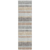 Piper Looms Chantille Stripes ACN2122 Gray Machine Washable Area Rug Runner Main Image