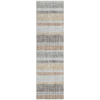 Piper Looms Chantille Stripes ACN2122 Gray Machine Washable Area Rug Runner Main Image