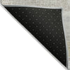 Piper Looms Chantille Stripes ACN2122 Ivory Machine Washable Area Rug Backing Image