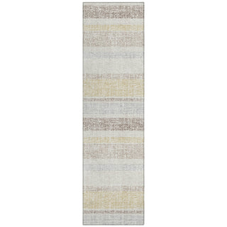 Piper Looms Chantille Stripes ACN2122 Ivory Machine Washable Area Rug Runner Main Image