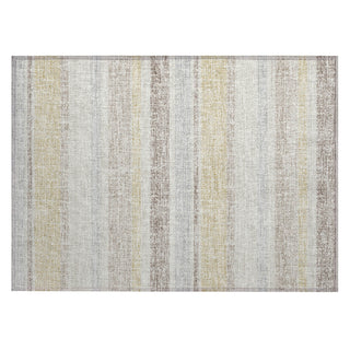 Piper Looms Chantille Stripes ACN2122 Ivory Machine Washable Area Rug Scatter Main Image