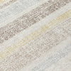 Piper Looms Chantille Stripes ACN2122 Ivory Machine Washable Area Rug Swatch Image