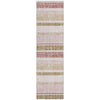 Piper Looms Chantille Stripes ACN2122 Pink Machine Washable Area Rug Runner Main Image